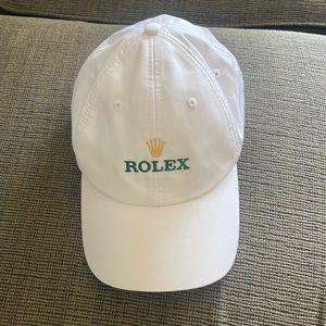 Never worn white Rolex baseball cap